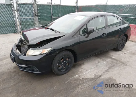 2013 Honda Civic Lx z USA, uszkodzony, nr VIN 2HGFB2F59DH591029